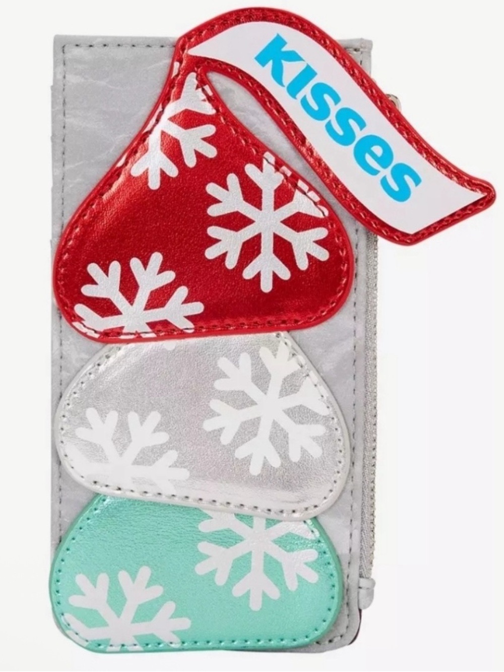 Loungefly Hershey Kisses Red, Silver & Green Cardholder Wallet